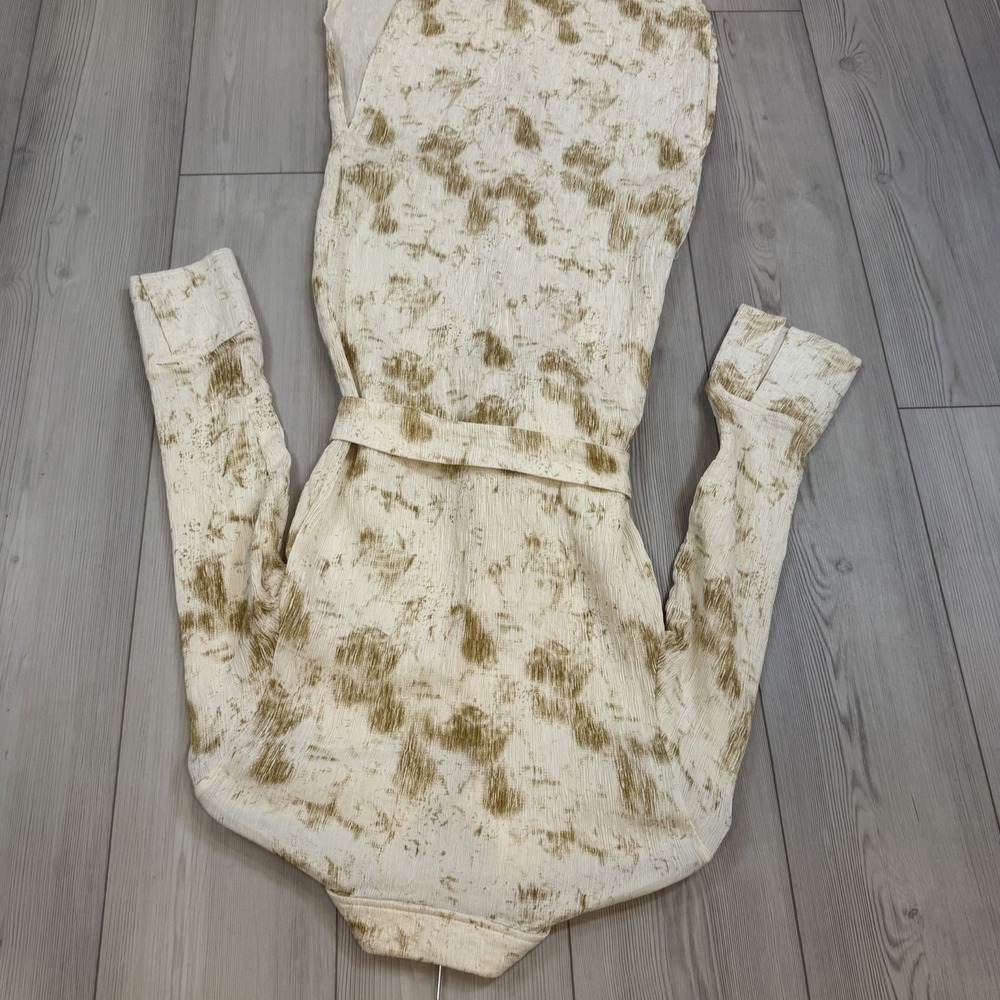 Anthropologie - Little Lies Crinkle Dye Tie Waist Shirt Midi Dress Size Small - Picture 11 of 13